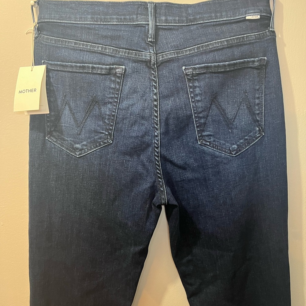 MOTHER Dark Blue Women Jeans - Picture 6 of 14
